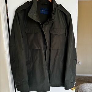 Cole Haan Men's Olive Military Jacket